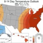Alabama Set for Week-Long Warm Surge With 70s and Low 80s as Upper Ridge Builds Over Florida and Expands Across the Deep South