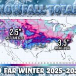 Augusta, Georgia and Myrtle Beach, South Carolina Outpace Salt Lake City, Utah in Snowfall So Far This Winter 2025–2026