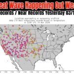 California, Arizona, Nevada, Utah, Colorado, and Texas See Widespread Heat Records Fall as Western U.S. Heat Wave Intensifies While Florida Stays Cool