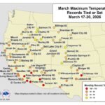 California, Arizona, Nevada, Utah and Texas Break Dozens of March Heat Records as Temperatures Surge Past 100°F Across Western and Central U.S.