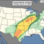 Dangerous Severe Weather Outbreak Targets Texas, Oklahoma, Missouri and Illinois Today as Strong Tornado and Giant Hail Threat Peaks