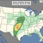 Enhanced Risk Issued for Texas and Oklahoma as Tornadoes, Very Large Hail and Damaging Winds Threaten Amarillo, Childress and Oklahoma City Thursday