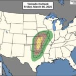Expansive Tornado Risk Spreads From Texas Through Oklahoma, Kansas, Missouri and Into Illinois on Friday With Potential for Strong Tornadoes