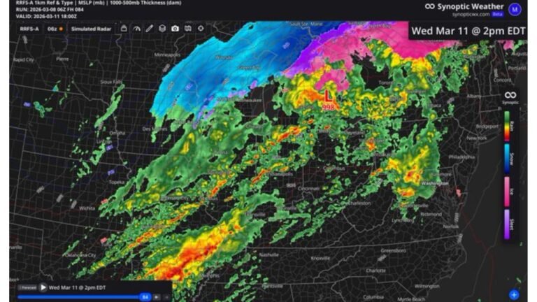 From 75° Spring Warmth to 21° Arctic Chill: North Carolina and Midwest Brace for Violent Midweek Storms Before Dramatic Temperature Crash