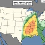 Illinois, Indiana, Mississippi and Alabama Under Enhanced Severe Risk as Midwest and Deep South Brace for Widespread Damaging Winds and Tornadoes Sunday