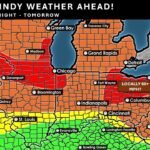 Illinois, Indiana, Ohio, Michigan and Wisconsin Brace for 40–60 MPH Wind Gusts as Strengthening Great Lakes Low Tracks from Chicago to Detroit and Cleveland
