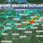Illinois, Indiana, Ohio Under Enhanced Severe Storm Risk as Damaging Winds, Large Hail and Tornado Threat Builds Thursday