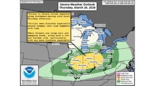Illinois Indiana Ohio Under Severe Storm Threat Thursday Afternoon With Hail Wind And Possible Tornado Risk