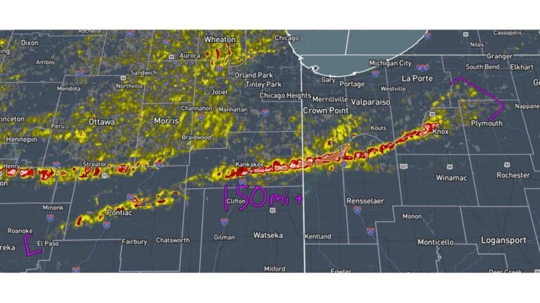 Illinois and Indiana See 150-Mile Tornado Track from Long-Tracked Supercell as Multiple Tornadoes — Some Likely Intense — Leave at Least Two Dead in Indiana