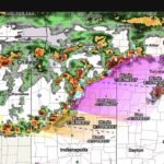 Indiana, Illinois, Ohio Storms Intensify This Evening as 60 MPH Winds and Large Hail Track Toward Fort Wayne, Toledo, and Detroit