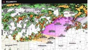 Indiana, Illinois, Ohio Storms Intensify This Evening as 60 MPH Winds and Large Hail Track Toward Fort Wayne, Toledo, and Detroit
