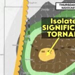 Isolated Significant Tornado Risk Emerging From Amarillo to Altus Along Highway 287 Thursday Evening