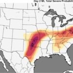 Kansas, Oklahoma, Texas, Kentucky, Virginia, Maryland, and New Jersey Face Higher-End Severe Weather Setup Wednesday April 1 as NSSL Machine Learning Model Signals All Severe Modes Possible Across the Plains and Eastern United States