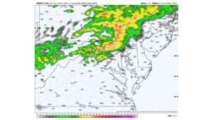 Loud Thunder Possible Across Maryland Tonight as Storms Develop Under Temperature Inversion From Frederick to Baltimore