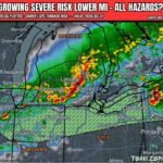 Michigan, Indiana, Ohio Face Increasing Severe Storm Risk Tuesday With Damaging Winds, Large Hail and Isolated Tornado Potential