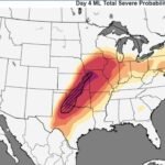 Missouri, Illinois, Arkansas, Iowa, Indiana, Kentucky, and Ohio Face Higher-End Severe Weather Threat Friday April 3 as NSSL Machine Learning Model Shows Strongest Signal of the Week With All Severe Modes Possible