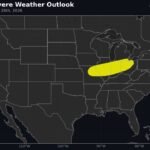 Missouri, Illinois, Indiana and Ohio in Focus as March 26 Severe Storm Setup Builds with Wind Shear and Rising Moisture