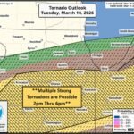 Multiple Strong Tornadoes Possible 2PM–6PM Across Central and Northern Illinois, Especially Near and South of I-80