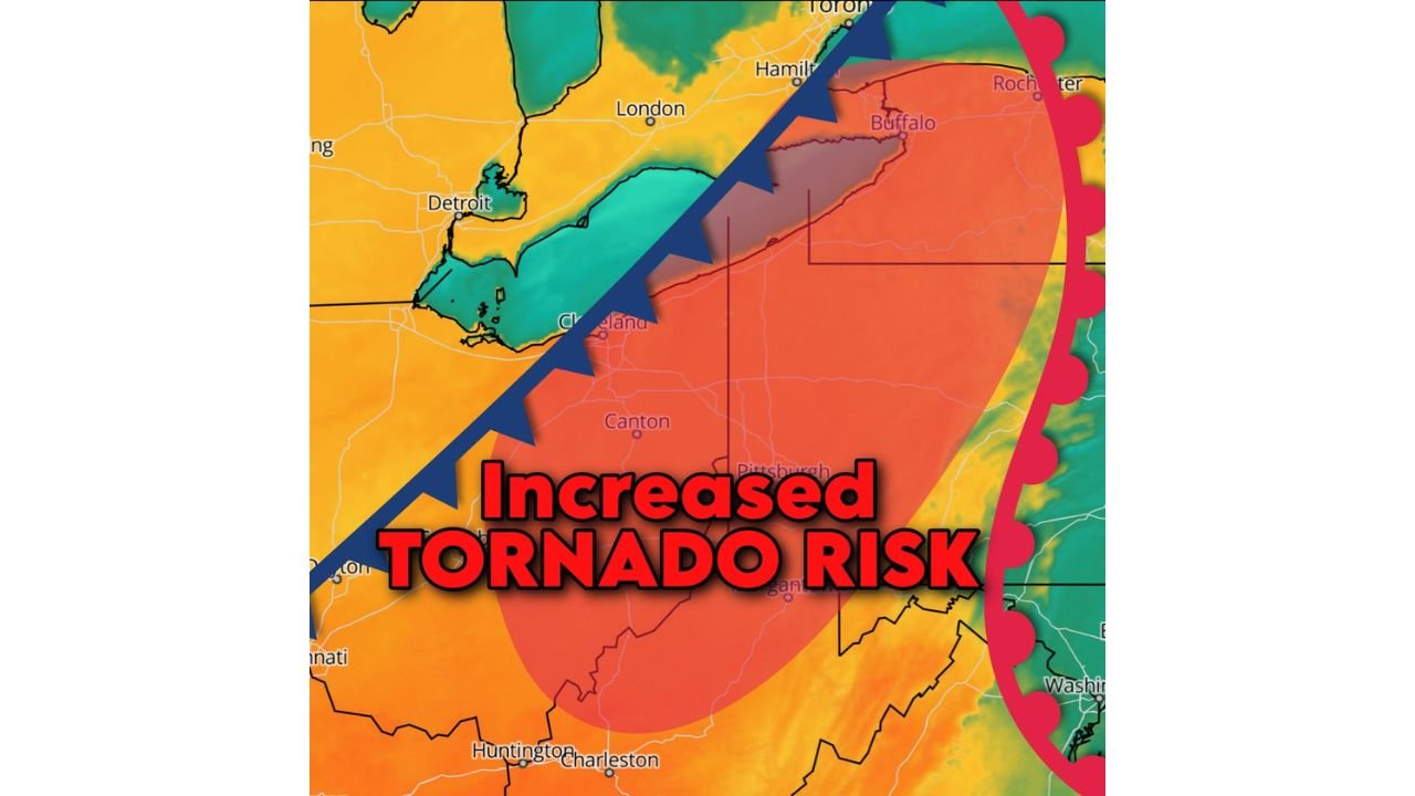 “Never Trust a Spring Warm Front”: Increased Tornado Risk From Eastern Ohio to Western Pennsylvania and Western New York Including Cleveland, Pittsburgh and Buffalo
