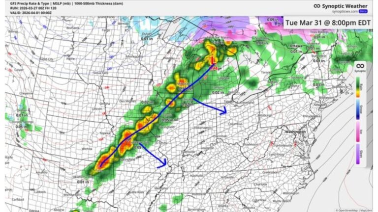 New Storm System Targets Illinois, Indiana, Ohio With Renewed Severe Weather Threat Late Tuesday Into Wednesday Morning