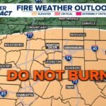 North Carolina Fire Weather Outlook: Elevated Fire Risk Across Winston-Salem, Greensboro, Charlotte, and Raleigh Saturday With Very Low Humidity
