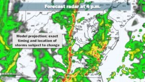 North Carolina and Mid-Atlantic Brace for Two Rounds of Severe Storms Monday Afternoon With Damaging Winds and Possible Tornadoes
