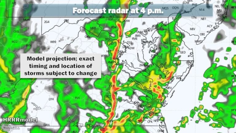 North Carolina and Mid-Atlantic Brace for Two Rounds of Severe Storms Monday Afternoon With Damaging Winds and Possible Tornadoes