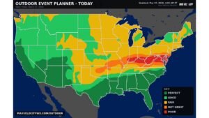Ohio, Indiana, Kentucky, West Virginia Face Wind-Driven Stormy Day as Cold Front Disrupts Outdoor Plans Across the Ohio Valley