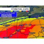 Ohio, Indiana, Kentucky and Pennsylvania Brace for Sunday Thunderstorm Risk as Cold Front Dives South with Damaging Winds and Heavy Rain Potential
