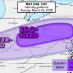 Pennsylvania, Ohio, West Virginia and Maryland Face Sunday Supercell Threat With Egg-Sized Hail Up to 2 Inches Possible
