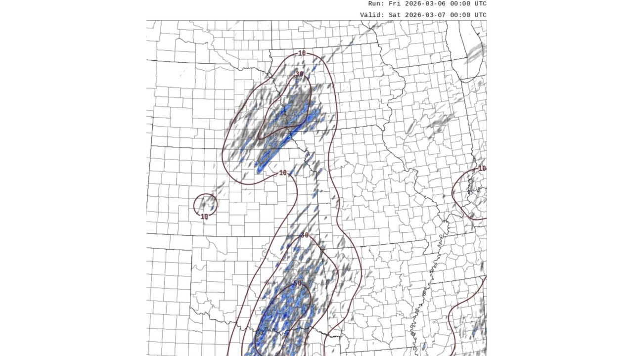 Rotating Storm Threat South of Omaha: High Shear and Steep Lapse Rates Signal Possible Overnight Severe Risk in Nebraska and Kansas