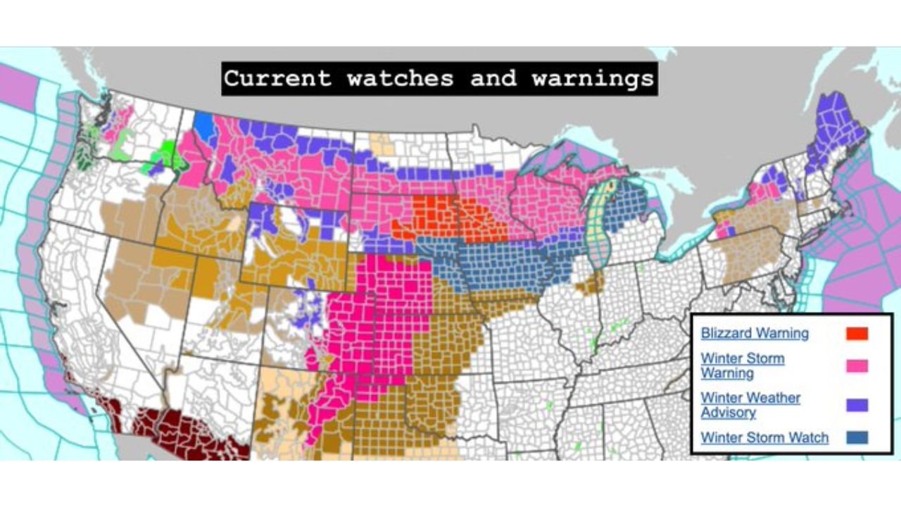 South Dakota, Minnesota, Wisconsin and Michigan Bracing for Blizzard Warnings and 1–2+ Feet of Snow as Major Winter Storm Spreads Across the Great Lakes