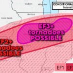 Storm Prediction Center Warns of Possible EF3+ Tornadoes This Evening Across Northern Illinois, Indiana and Southern Michigan