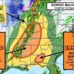 Tennessee, Mississippi, Alabama, Georgia, Florida, and Indiana Face Overnight Severe Storm Threat as Squall Line Brings 75 MPH Winds and Tornado Risk