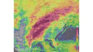 Texas, Oklahoma, Arkansas, Tennessee, Illinois, Indiana, and Ohio Face Heavy Rainfall and Flooding Risk Over the Next Seven Days With Memphis, Indianapolis, Columbus, Chicago, and Nashville in the Heaviest Rainfall Zone