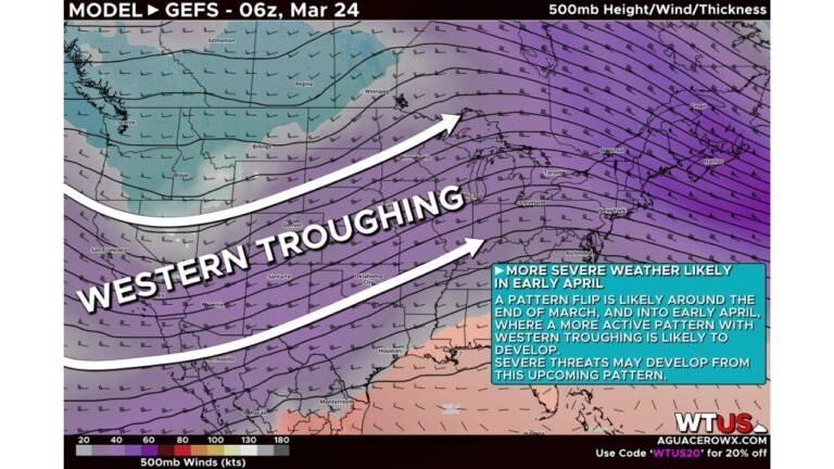 Texas Oklahoma Kansas Missouri Illinois Could See Increasing Severe Weather Risk As Early April Pattern Shift Develops