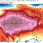 Texas, Oklahoma, Kansas, Nebraska See Massive Temperature Anomalies as Heat Surges Into Canada and Arctic