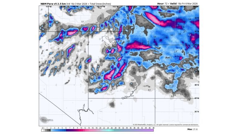 Utah Mountains Poised for Heavy Snow as Salt Lake City, Tooele and Provo Face Tricky Thursday–Friday Winter Setup