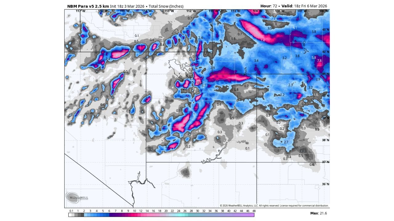 Utah Mountains Poised for Heavy Snow as Salt Lake City, Tooele and Provo Face Tricky Thursday–Friday Winter Setup