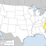 Virginia, Maryland, North Carolina and South Carolina Placed Under Rare 30% Severe Risk for Monday as Damaging Winds and Tornadoes Loom