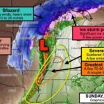 Wisconsin, Michigan, Illinois and Mississippi Valley Braced for “Whopper” Storm: Blizzard, EF2+ Tornado Risk and Fire Weather Threat Sunday, March 15