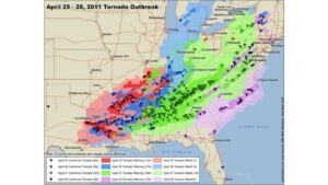 15 Years Ago the April 25 to 28 2011 Super Outbreak Killed 324 People Across the South and Remains One of the Deadliest Tornado Disasters in United States History