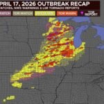150 Tornado Warnings Issued as Violent Outbreak Strikes Southern Plains to Great Lakes April 17