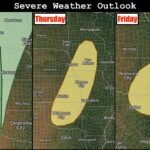 3 Straight Days of Severe Weather Outlined Wednesday Through Friday From the High Plains to the Ozarks