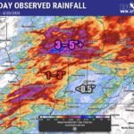 3 to 5 Inches of Excessive Rain Drowns Chicago and the Upper Midwest in 7 Days While Southern Indiana and Kentucky Stay Bone Dry