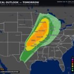 48 Million People Face a Very Dangerous Friday as Damaging Winds, Very Large Hail, and Multiple Tornadoes Threaten the Plains and Midwest From 2 PM Through Overnight