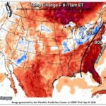 A 50-Degree Temperature Split Is Happening Right Now Along the East Coast as the Northeast Sits in the 30s While the Coastal Plain Bakes in the 80s and a Sharp Seasonal Boundary Snakes From the Midwest Through New England