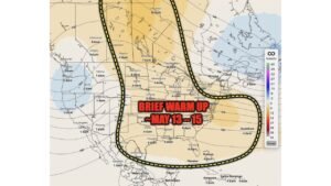 A Brief Warm Up Is Possible Mid-May Around May 13 to 15 Before the Next Big Cold Front Arrives