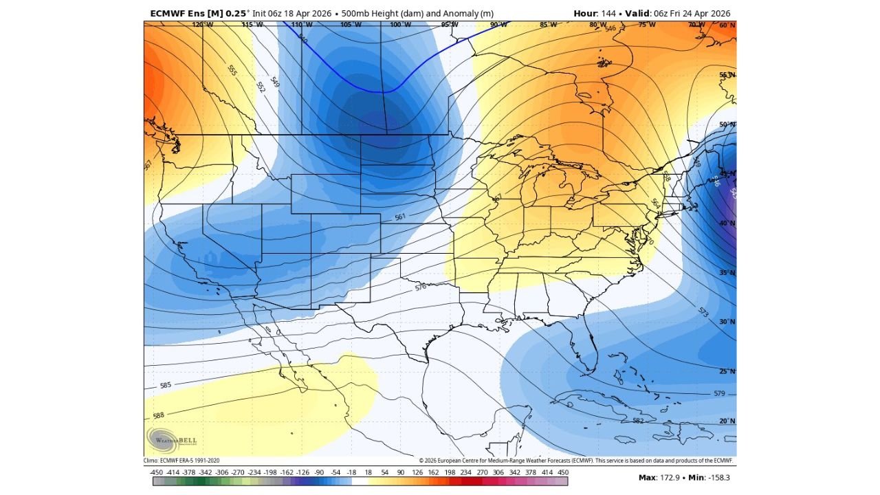 Active Storm Pattern Returns to the West by April 24 With Denver Facing Possible Late Season Snow