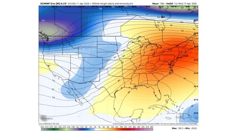April Is Already Running Hot in Maryland, and Next Week's Heat Surge Will Push Baltimore Even Further Above Normal Before a Cooldown Returns